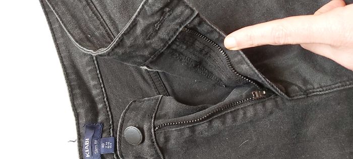 Jeans slim fit Motif fleur 40 - photo numéro 4