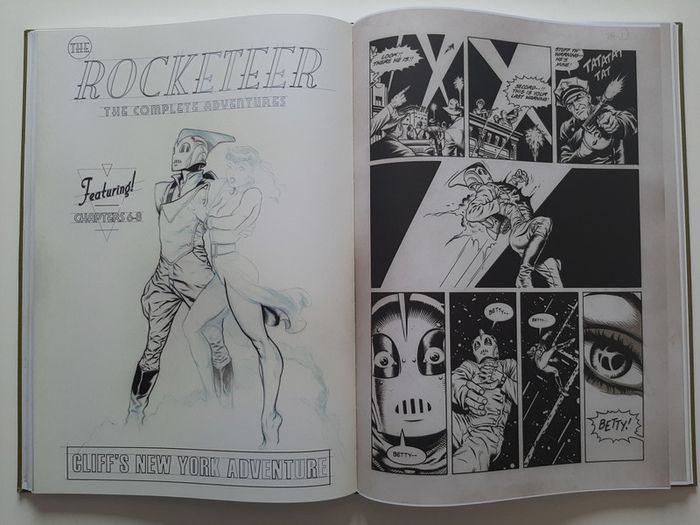 RARE The Rocketeer - Artist's edition Dave Stevens - grand format noir & blanc - photo numéro 12