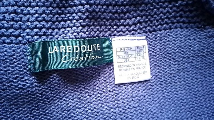 Pull en coton bleu marine - photo numéro 11