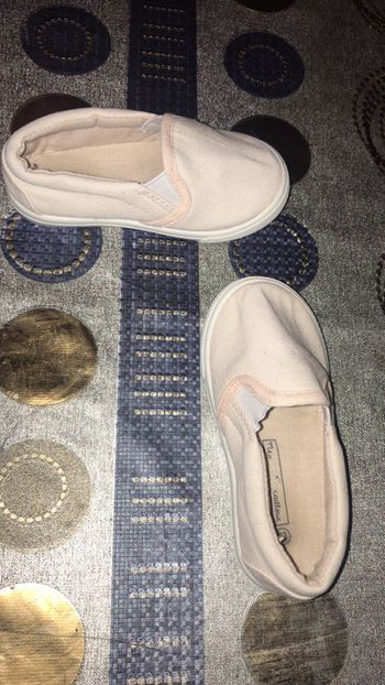 Ballerines tissus semelle épaisse t 23