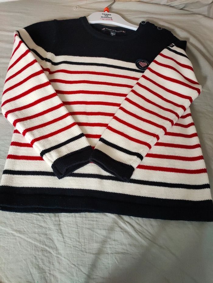 Pull marin enfant EF en H21 Terres des marins 5 ans - photo numéro 5
