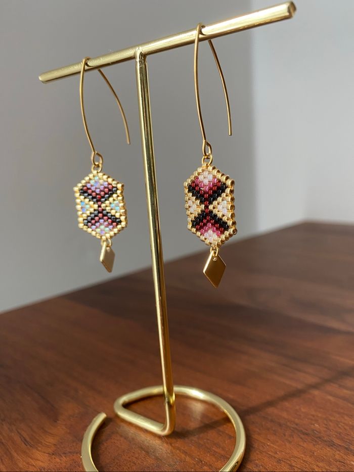 Boucles d’oreilles Miyuki - photo numéro 4