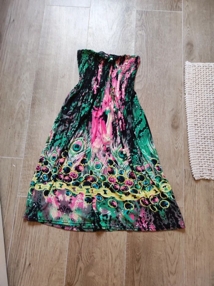 robe bustier fleurie