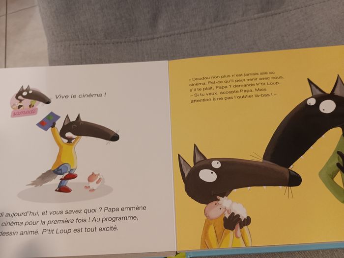 Gros livre mes histoires de la semaine avec p'tit loup - photo numéro 8