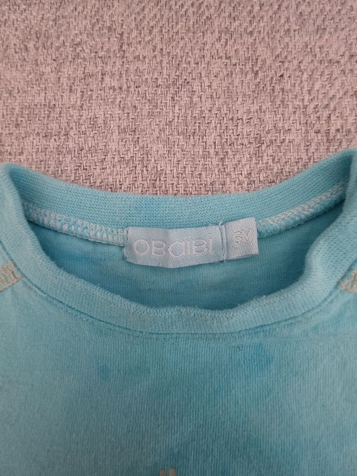 Tee-shirt manche court 6mois - photo numéro 2