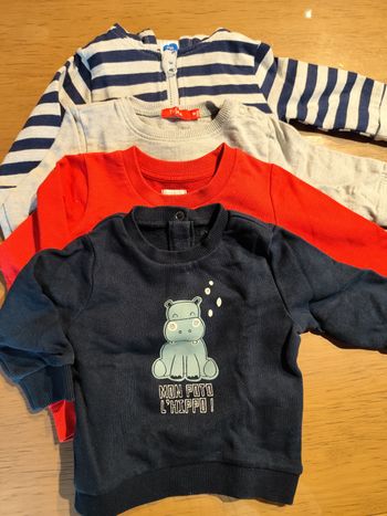 Lot pulls et gilets taille 9 mois