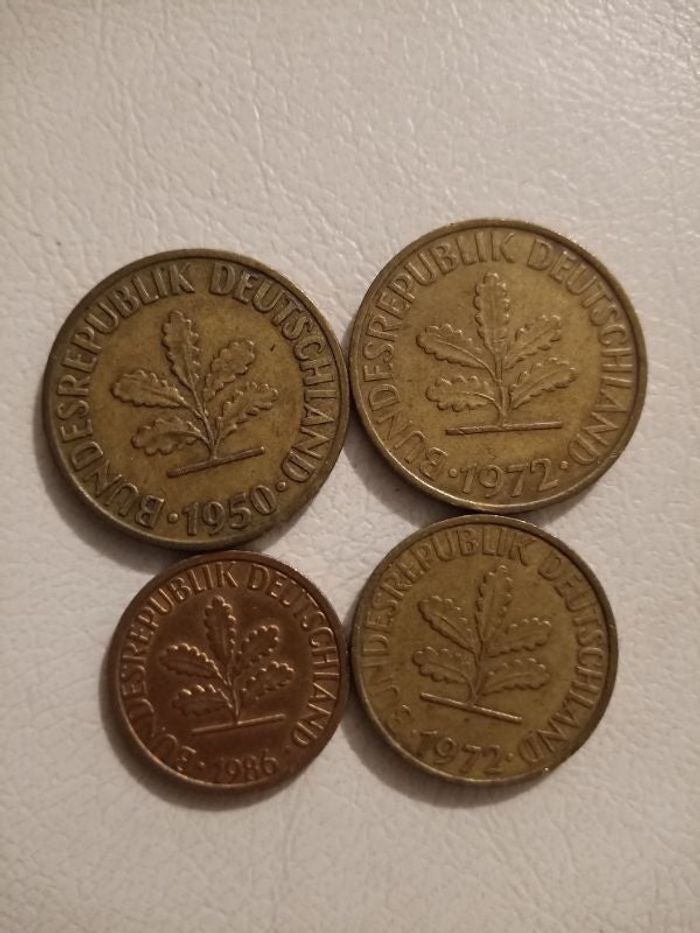 Lot de pièces allemandes