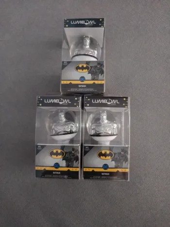Lot de 3 Lumibowl Batman Argent