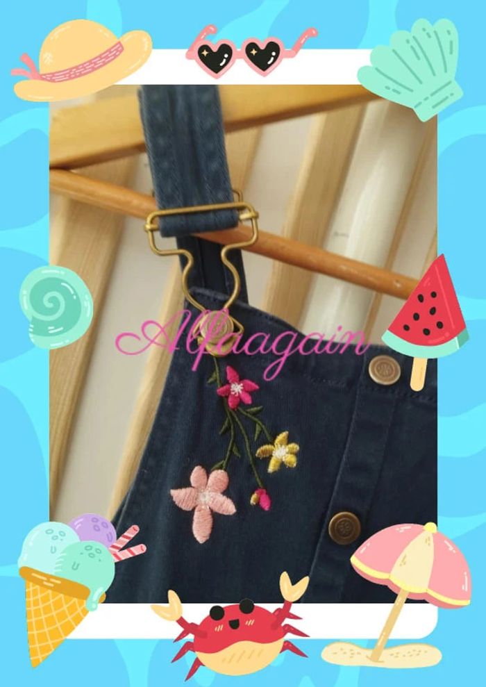 Robe salopette Lili marelle 8ans - photo numéro 3