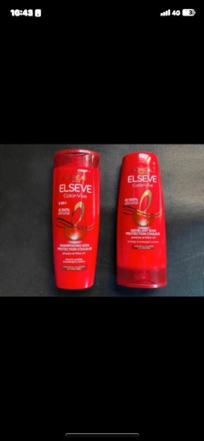 Shampoing et après shampoing elseve de l’oral