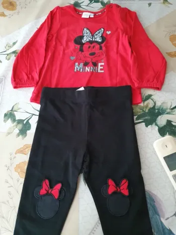 Ensemble 2 P Minnie 18 mois