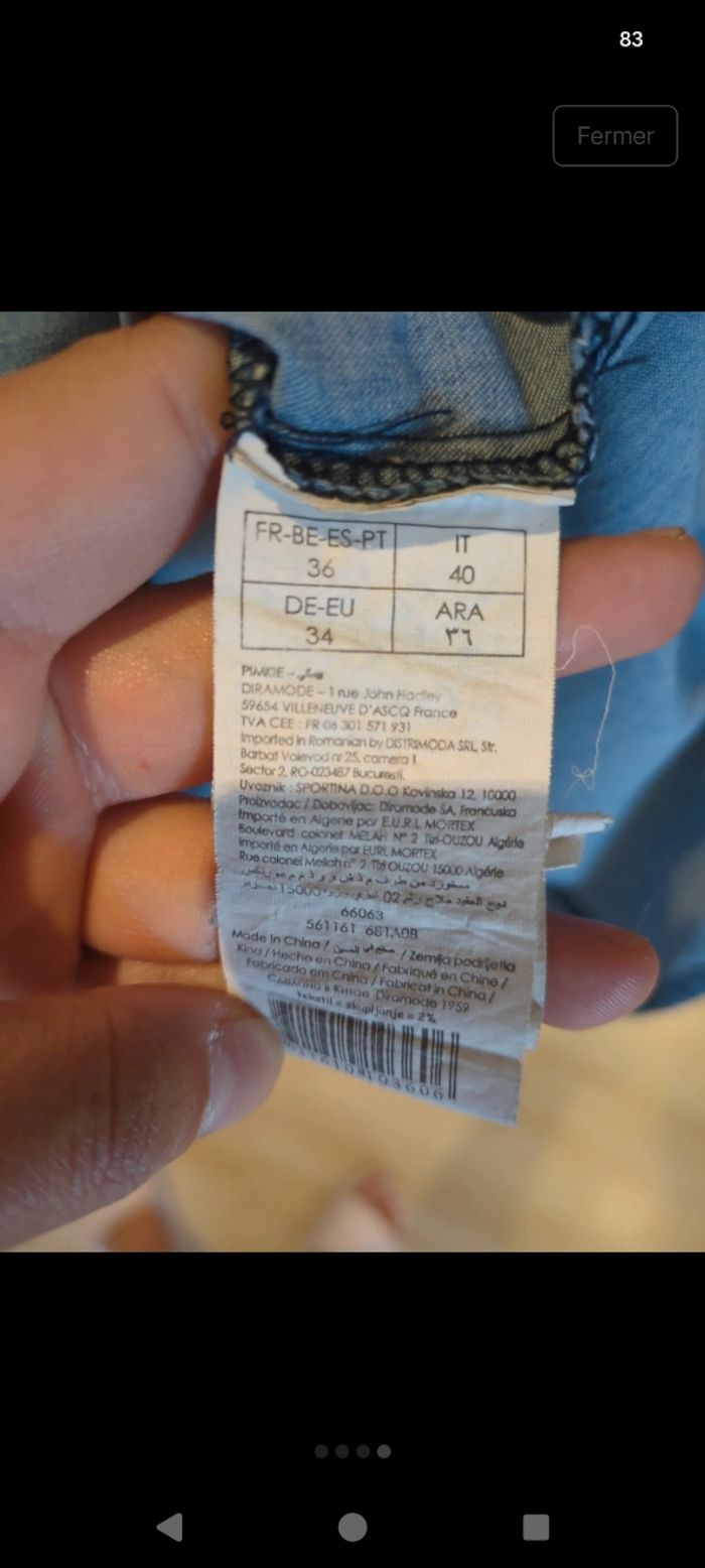 Chemise jeans - photo numéro 4