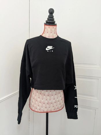 Pull court oversize noir L