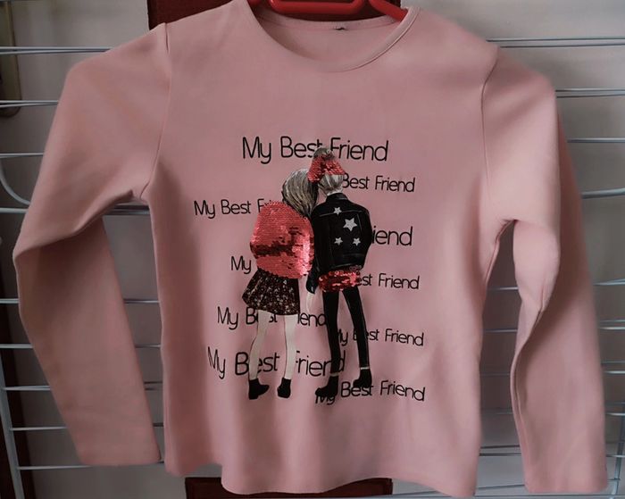 Haut manches longues fille 8 ans