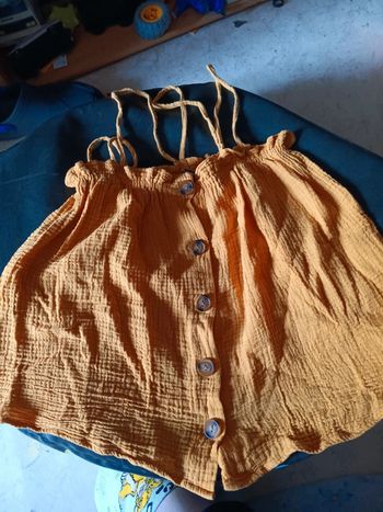 Débardeur en gaze de coton t xs kiabi