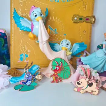 Pins Disney trio mulan mushu petit frère crickee fantasy