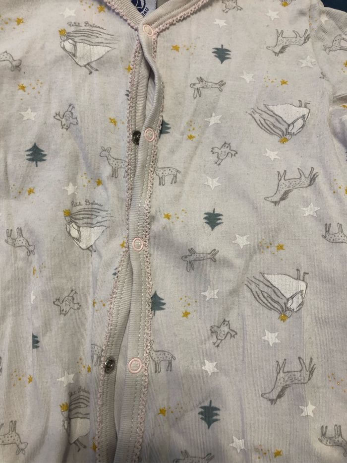 Pyjama rose pale petit bateau 18 mois