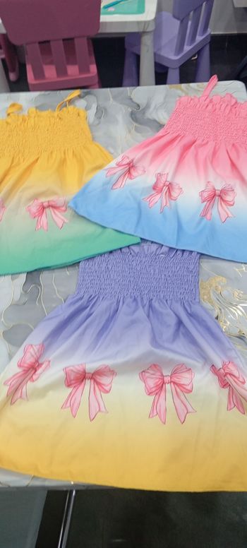 Lot de 3 robes bretelles 2-3 ans 