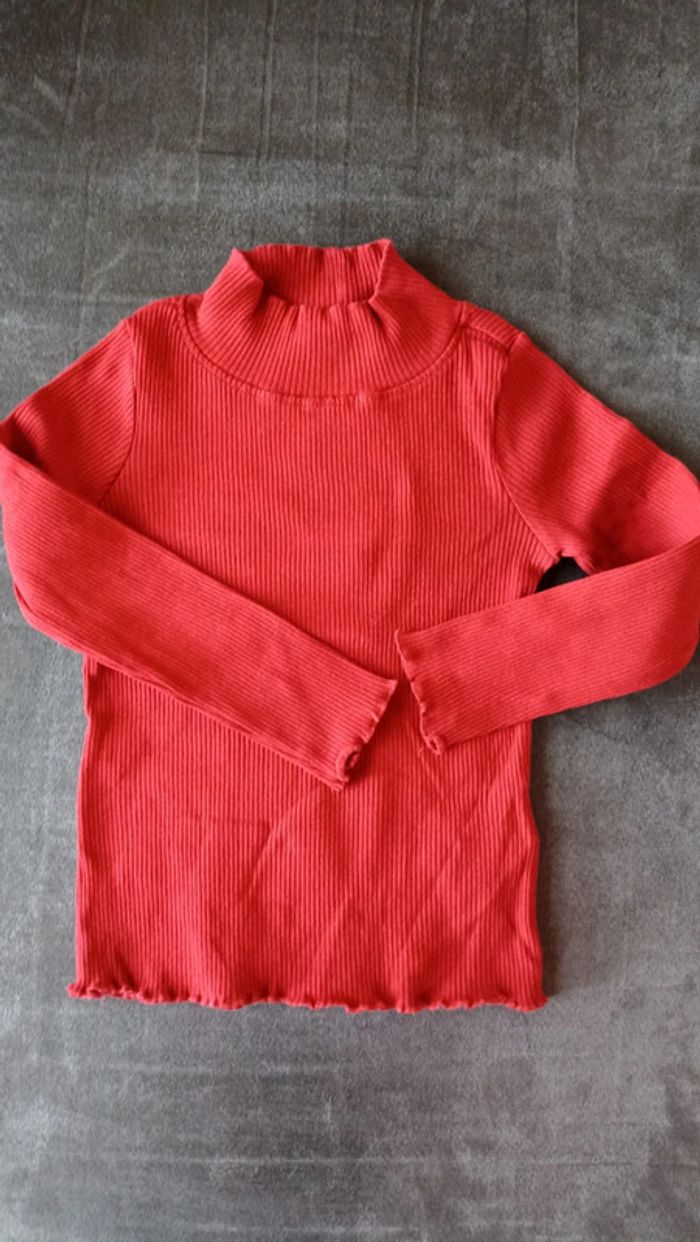 Sous pull bordeau