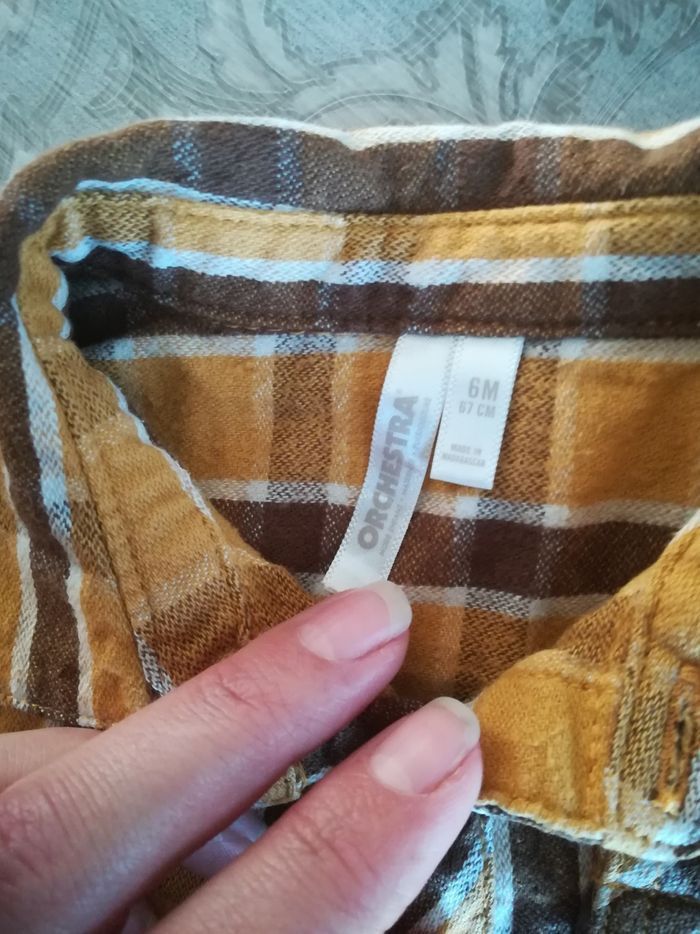 Chemise ml orchestra 6 mois garçon - photo numéro 2