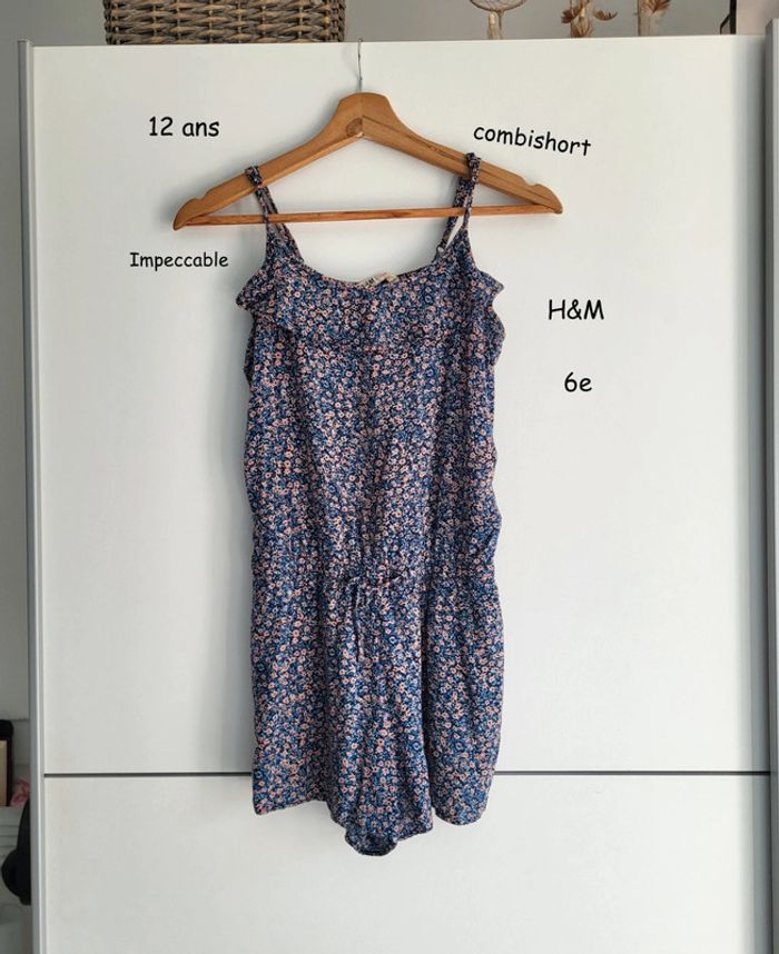 Combishort à bretelles 12 ans h&m