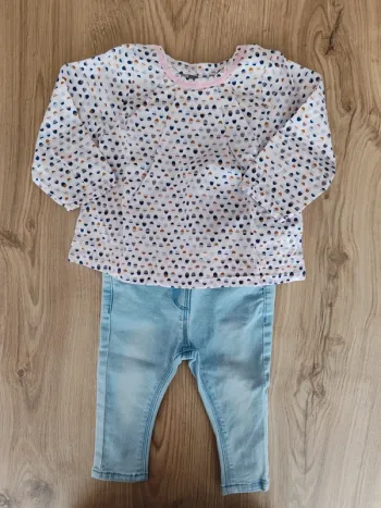 Ensemble fille 12 mois obaibi