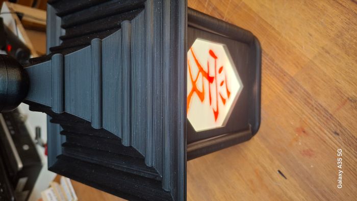 Superbe lampe japonaise imprimée en 3D - photo numéro 6