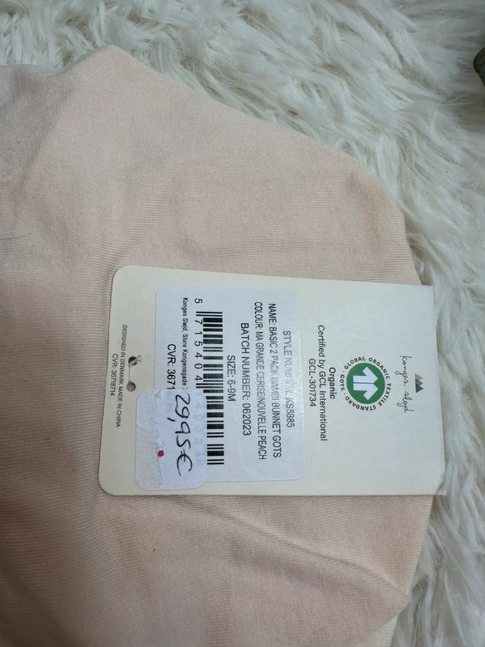 Lot de 2 couvres chef Konges Slojd taille 6-9 mois - photo numéro 6