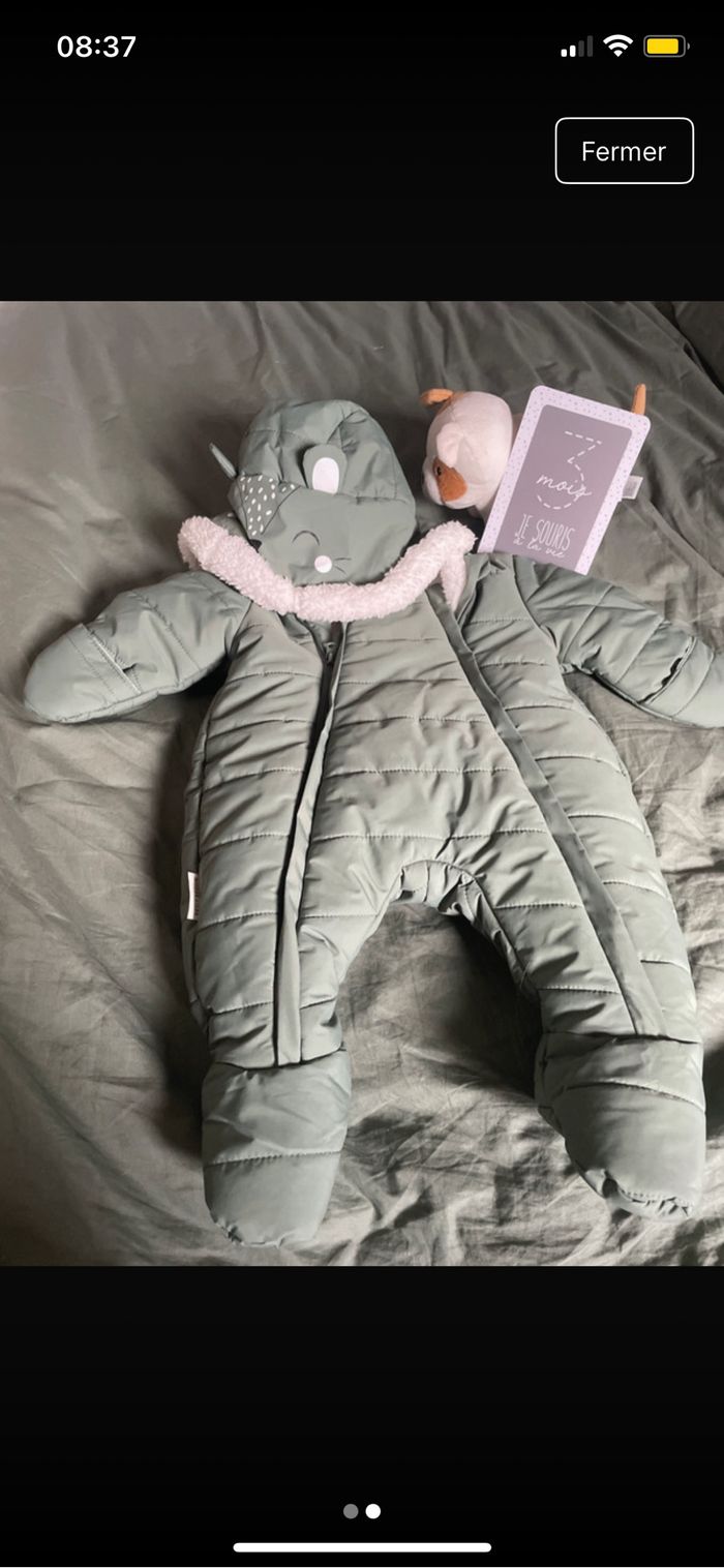 Combinaison pilote – Taille 3 mois – Petit Béguin