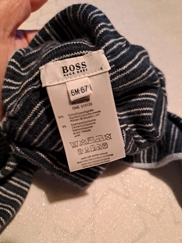 Bonnet et écharpe intégrée 6 mois - photo numéro 6