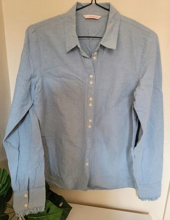 Chemise chic bleu ciel