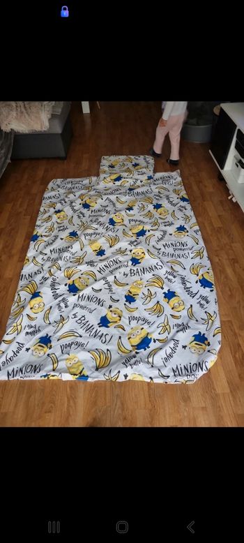 Parrure de couette minions 90*190