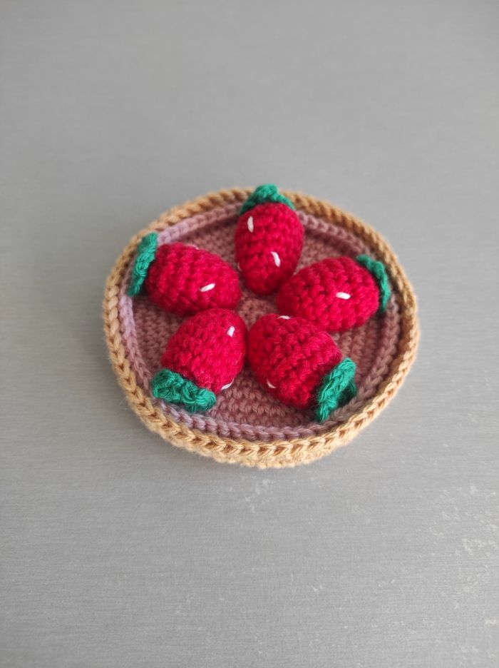 Marchande tarte aux fraises