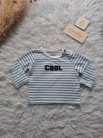 Tee-shirt ML vertbaudet 6mois