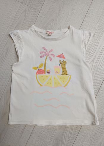 T-shirt crème DPAM 5 ans