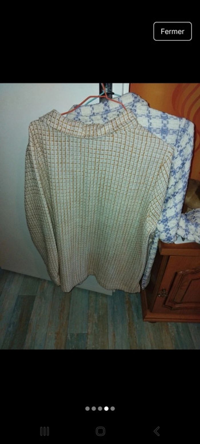 Surchemise légère à carreaux - photo numéro 4