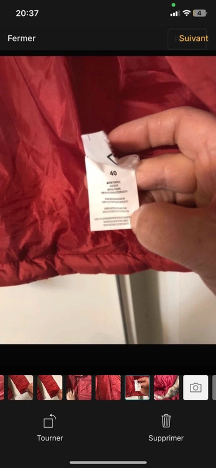 Manteau doudoune /parka . Taille 40 - photo numéro 9