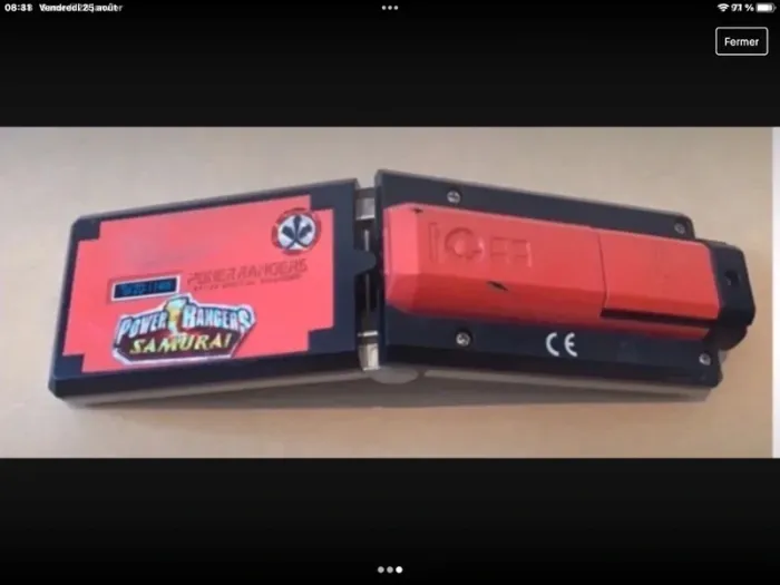 vintage portable sonore bandai power rangers - photo numéro 3