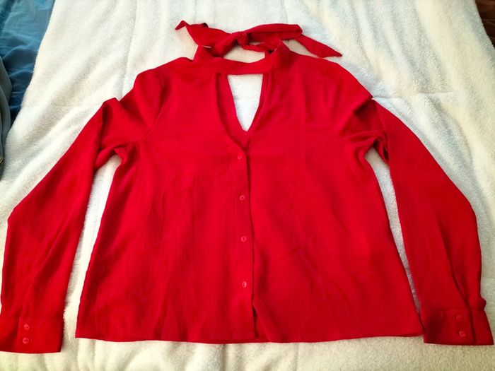 Chemisier rouge Jennyfer S