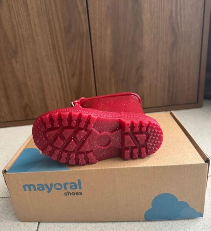 Botte de pluie fuschia rouge 32 Mayoral - photo numéro 3