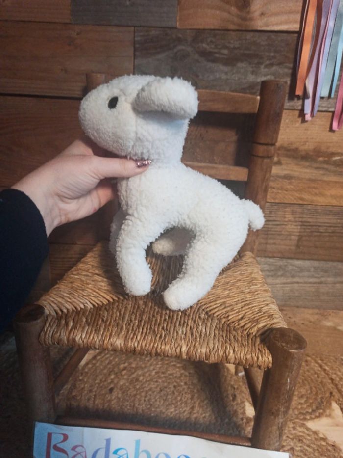 Peluche agneau vintage Nounours - photo numéro 4