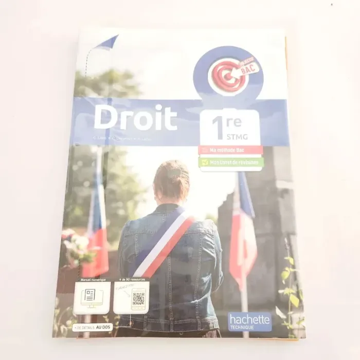 Manuel détachable Droit - Méthode Bac 1ère STMG