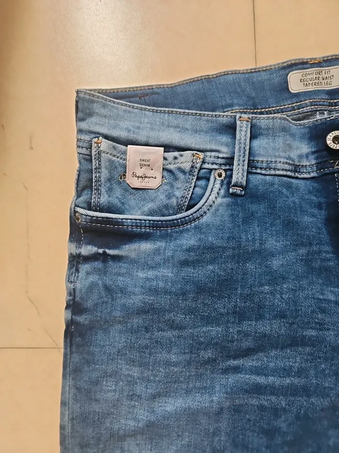 Pantalon homme pepe jeans elastane - photo numéro 3