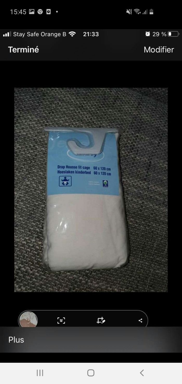 Gros sac reutilisable de drat de lit bebe housse de couette bebe - photo numéro 3