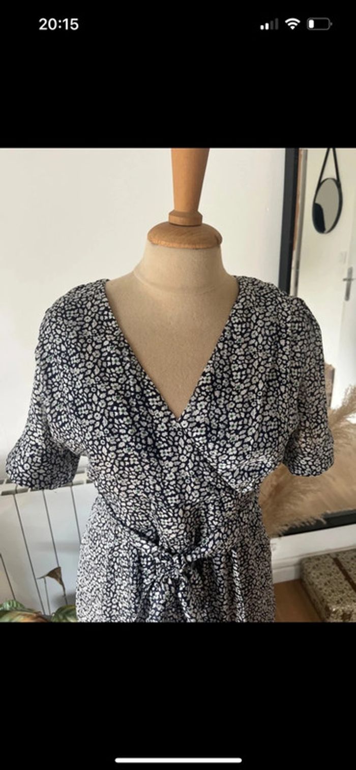 Robe longue à fleurs Opullence - taille M - photo numéro 4