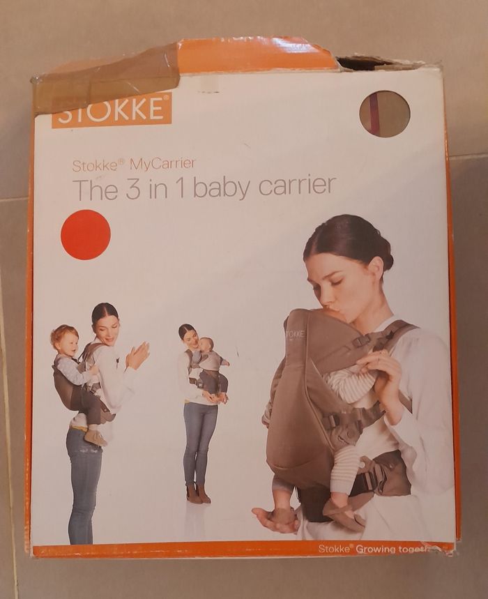 PORTE BÉBÉ STOKKE  ROUGE évolutif - photo numéro 4