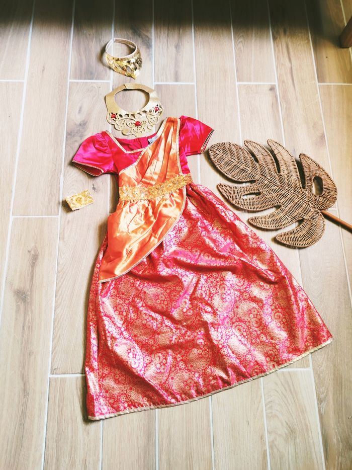 👸 Déguisement /costume robe de Princesse Cambodgienne marque Oxybul pour enfant