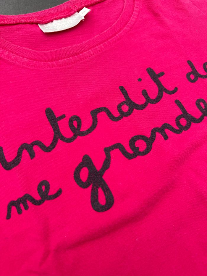 Tee-shirt manches longues rose - photo numéro 2