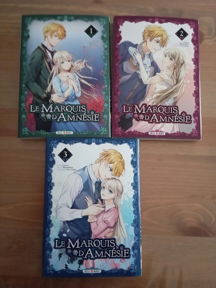 Mangas le marquis d'amnésie Tome 1 a 3