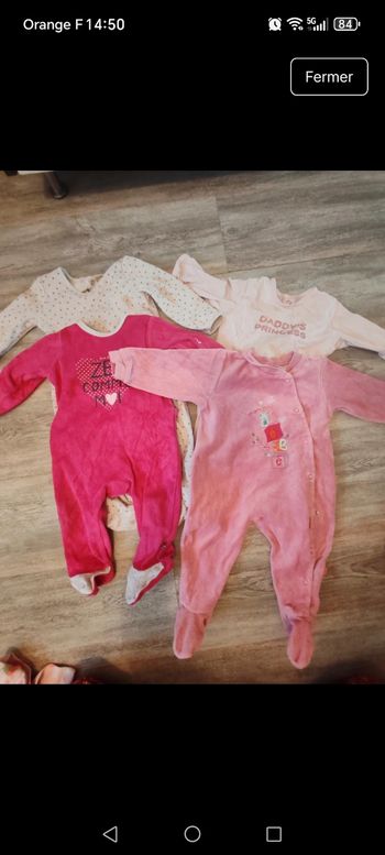 Lot pyjamas 12 mois